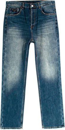 Prada Dark Blue Wash Straight Leg Classic Fit Jeans Size 32