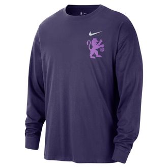Nike Sacramento Kings Essential City Edition Nike Mens NBA Long-Sleeve T-Shirt in Purple | HV5601-535