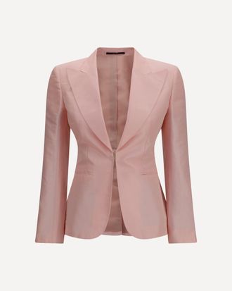 Gucci Silk faille Jacket Female 40