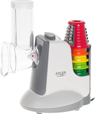 Adler Europe Ad 4815 Hachoir &Eacute;lectrique Coupe-l&eacute;gumes 5 Accessoires Coloris Blanc
