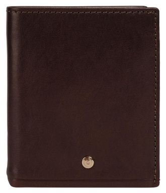 Bugatti Geldb&ouml;rse BUGATTI NEAPLES, Herren, braun, Leder, leicht gl&auml;nzend, unifarben, Kleinlederwaren Geldb&ouml;rse, echt Leder