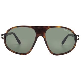 Tom Ford Erol Green Pilot Mens Sunglasses FT1178 52N 58