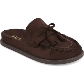 Mia Nesha Tassel Mule in Chocolate at Nordstrom Rack, Size 7.5