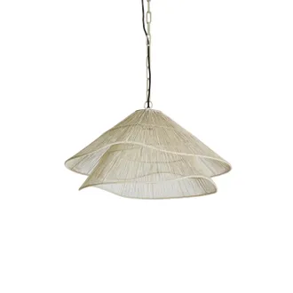 Light & Living Light&living - L&aacute;mpara Colgante - Alameda - Natural - Metal