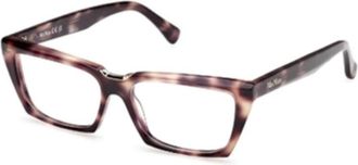 Max Mara Mm 5180 Rechthoekig Montuur - unisex - Brillen - Bruin - 53 MM - Accessoires