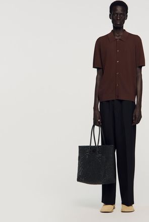 Sandro Openwork shirt