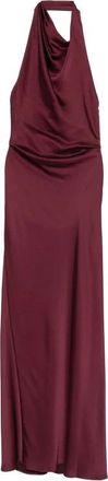 SIMKHAI Kleedjes, Dames, Rood, 2Xs, Polyester, Reannon Draped Satin Gown