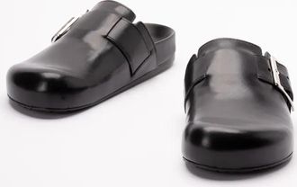 Loewe Slipper & Pantoletten - Ease Buckle Mules - Gr. 36 (EU) - in Schwarz - für Damen