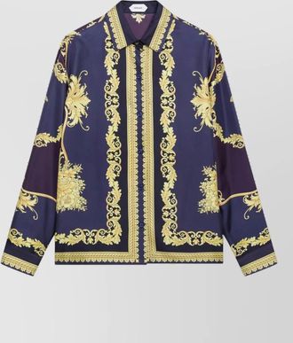 Versace silk printed shirt
