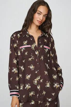 Maeve Rudi Silken Buttondown Shirt