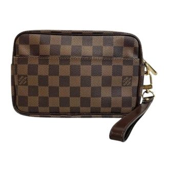 Louis Vuitton Vintage, unisex, Bruin, ONE Size, Leer, Pre-owned Clutch Bag