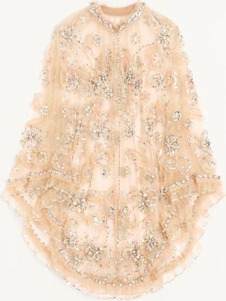 Valentino Cappa in Tulle Illusione ricamata Donna MULTICOLOR 44