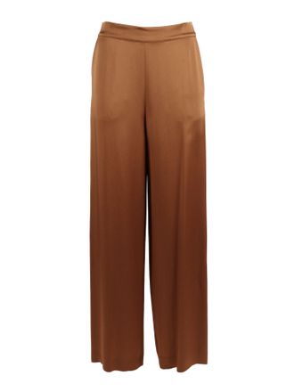 Clips High Waisted Fluid Straight-Leg Pants
