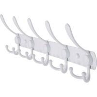 OEM Perchero De Pared - 5 Ganchos, Acero Inoxidable Resistente, Perchero Met&aacute;lico Para Abrigos, Sombreros, Toallas, Bolsos, Vestidos, Entrada Del Ba&ntilde;o, Bl