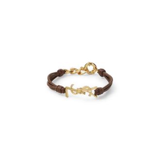Saint Laurent Bracelets, female, Brown, Size: ONE SIZE Multi-strand Cassandre Bracelet