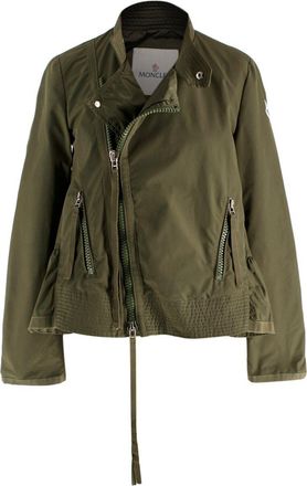 Moncler Khaki Short Hachi Wind Breaker Jacket Size XXS