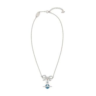 Vivienne Westwood Collana con ciondolo Octavie - - Accessories - Donna - Grigio - ONE SIZE