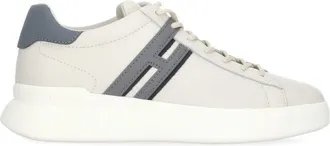 Hogan White H580 Leather Sneakers