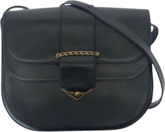 Cartier Pre-owned Cross Body Bags, female, Black, Size: ONE SIZE Pre-owned Leather Sapphire Shoulder Bag