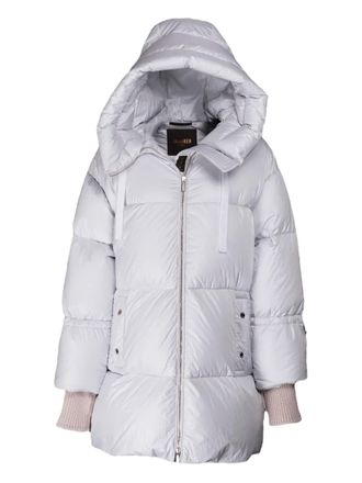Moorer Giacca trapuntata con cappuccio - Bianco