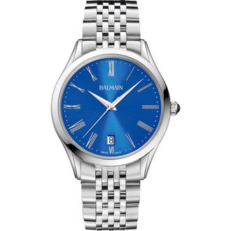 Balmain Classic R Bracelet Watch, 41mm in Blue/Stainless Steel at Nordstrom
