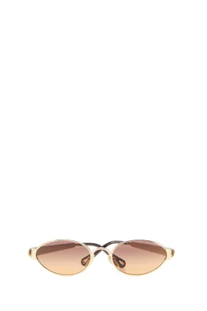 Chlo&eacute; Womens Glasses Gold Metal