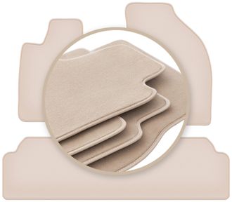 OEM Alfombrillas Beige Premium Para Lexus Rx Iii Hybrid Suv 2008-2015