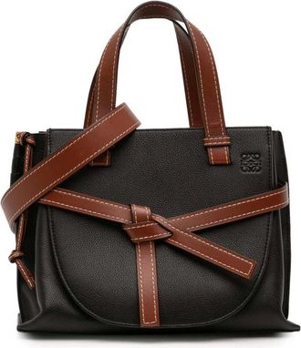Loewe Pre-owned Handbags, female, Black, Size: ONE SIZE Pre-owned Top Handle Bag