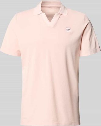 s.Oliver Red Label Regular Fit Poloshirt aus reiner Baumwolle in Rosa, Gr&ouml;&szlig;e 3XL