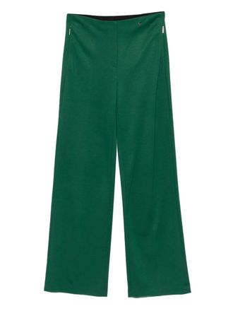 Marc Cain logo-charm trousers - Green