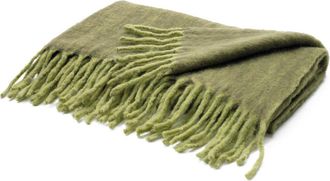 Go Home Hunter & Lime Green Throw