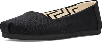 Toms Alpargata Ballet Womens Dress Flat Shoes Black : 6.5 B - Medium, Textile