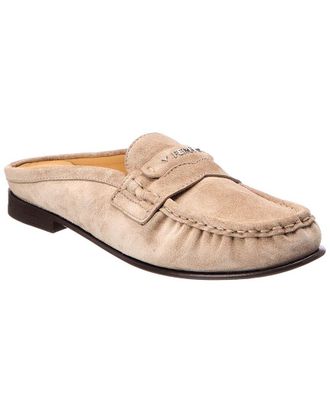 Fendi Fendi Scrunch Suede Mule