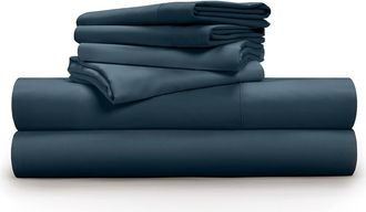 Pillow Guy Luxe Soft n Smooth Tencel Lyocell Sheet Set in Pg Blue at Nordstrom Rack, Size California King