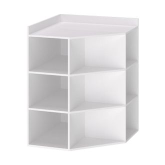 Vicco Estanter&iacute;a Esquinera Elina, Blanco, 60 X 80 Cm, Vicco