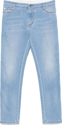 Ermanno Scervino Jeans slim con applicazione - Blu