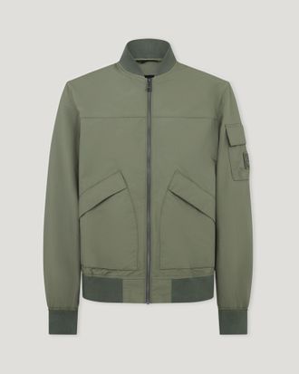Belstaff Motion Bomber Mens Nylon Shell Sage Green Size 3XL
