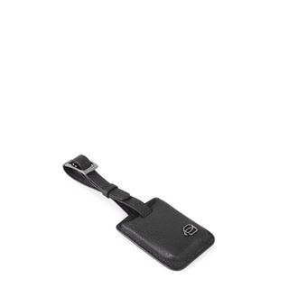 Piquadro Keyrings, female, Black, Size: ONE SIZE Address Tag with Connequ Technology