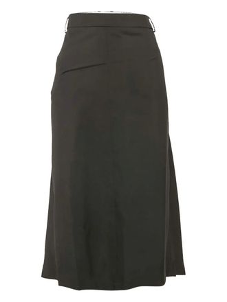 Jacquemus wool midi skirt - Black
