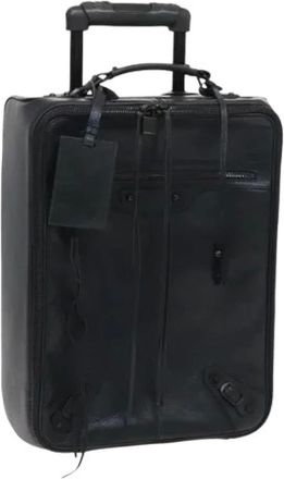 Balenciaga Pre-owned Weekend Bags, female, Black, Size: ONE SIZE Pre-owned Vintage Travel Suitcase