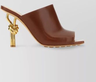 Bottega Veneta leather knot mules