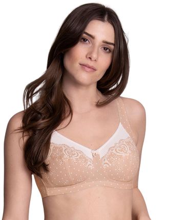 Anita Womens Belvedere Comfort Non Wired Bra - Powder Peach - Beige - Size 36C