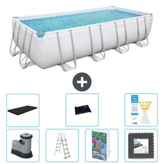 Bestway Piscina Bestway Power Steel Rectangular - 549x274x122 Cm - 8-piezas S543