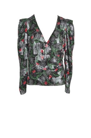 Patrizia Pepe Bloemmotief Lange Mouwen Blouse