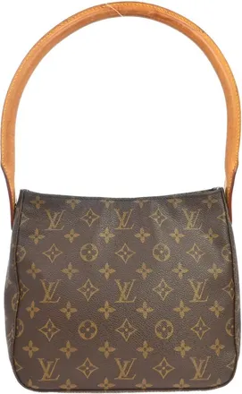 Louis Vuitton Looping Monogram Canvas Brown Canvas Handbag (Pre-Owned)