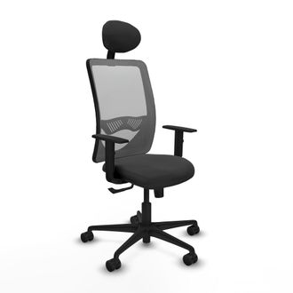 Piqueras y Crespo Silla De Oficina Piqueras Y Crespo Zulema Negro Reposabrazos 1d