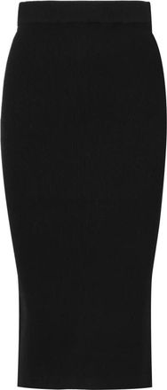 Kaos Geribbelde Viscosemix Slim Fit Leggings - Dames - Midirokken - Zwart - XS - Rokken