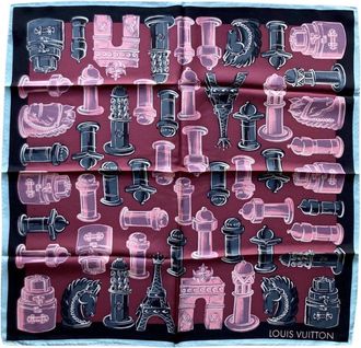 Louis Vuitton Silk Printed 70cm Square Scarf