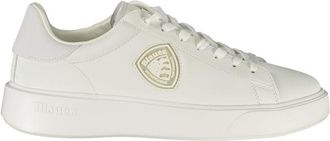 Blauer Bianco Poliestere Mens Mens Sneaker