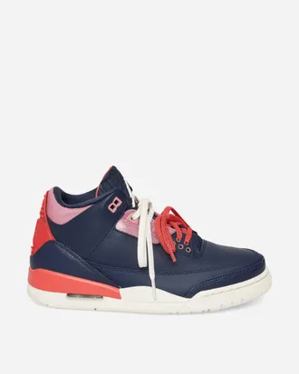 Nike Jordan Women s Air Jordan 3 Sport Renaissance Sneakers Obsidian / Chalk / Track Red